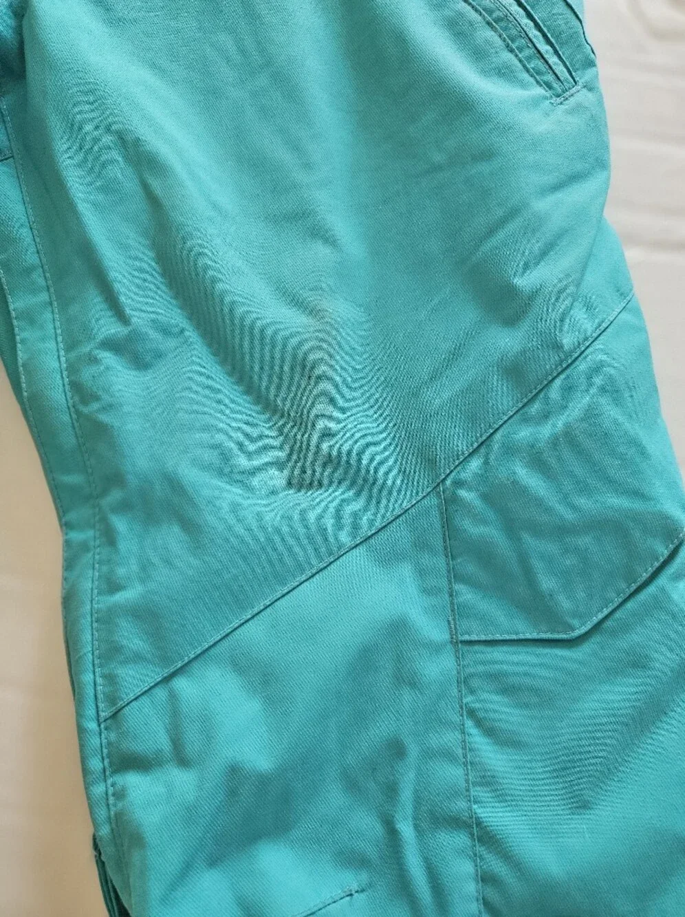 DC Nonchalant Women's Snowboard Pants Teal 10K Waterproof Size Medium